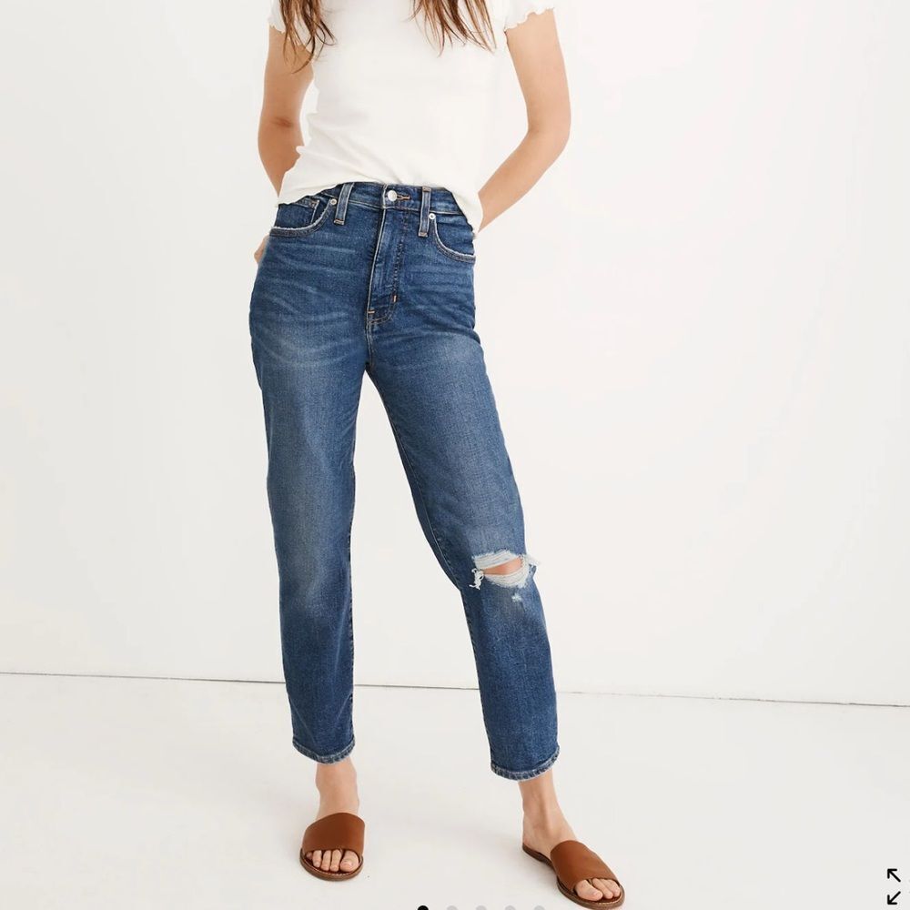 Madewell The Momjean: Comfort Stretch Edition Color Ellwyn Size 29
